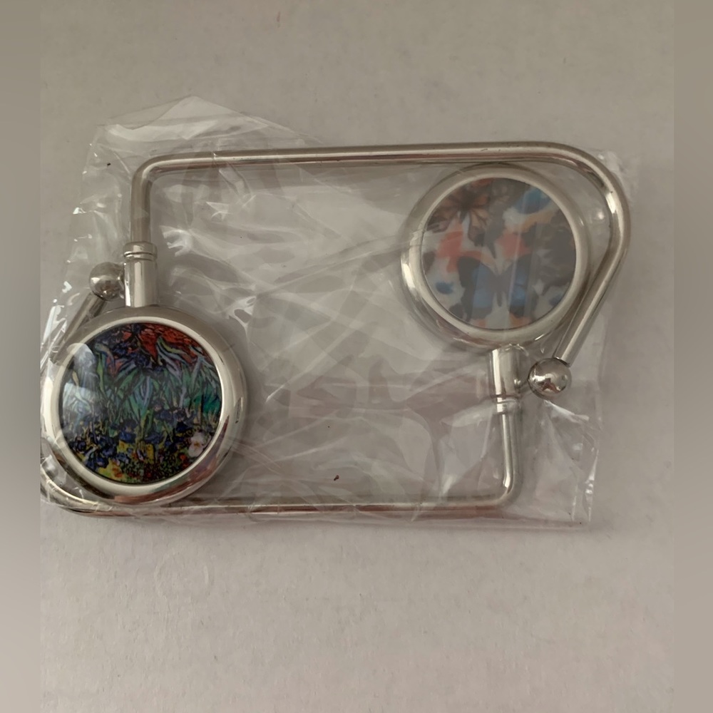 Purse Hooks for Table, Set of Two Metal Purse Hanger Handbag